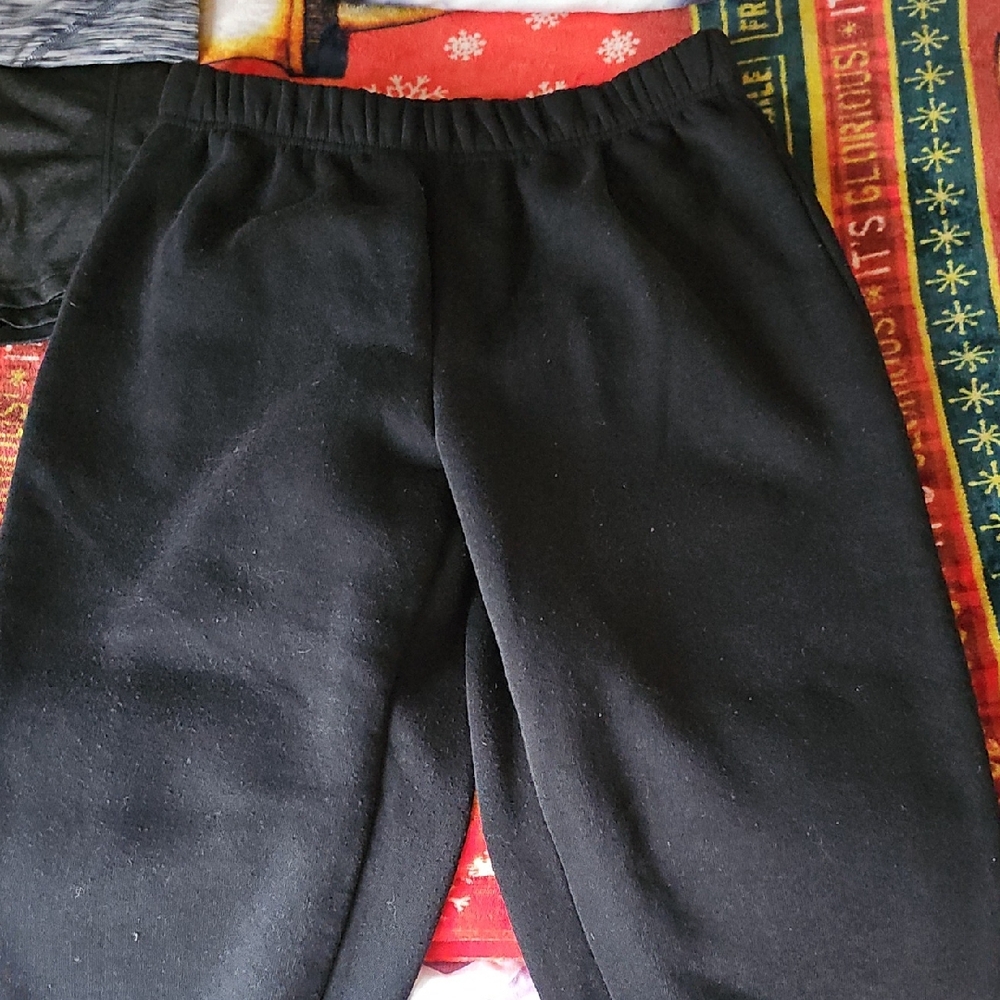 Womens Black Fleece Joggers - Soft Everyday Sweatpants